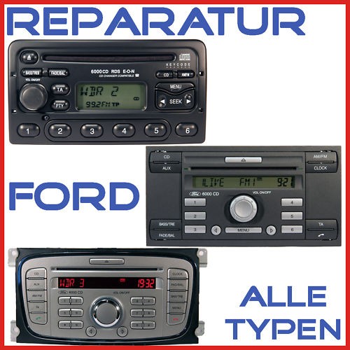 Ford autoradio reparatur alle - autoradio,