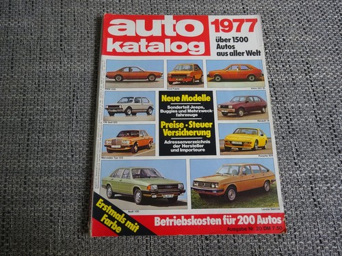Auto katalog 1977 - auto,