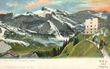 Vintage Künstlerischer Berg