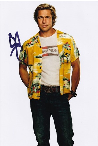 Brad pitt signed autogramm - brad,