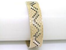 Armband 585 Gelb-Weißgold