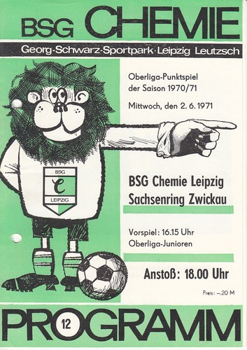 Bsg chemie leipzig - 02.06.71,