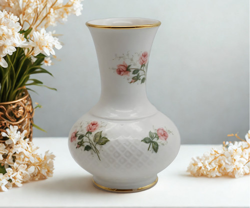 Vintage porzellan vase - vintage,