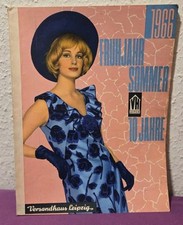DDR 10 JAHRE VERSANDHAUS LEIPZIG - KATALOG FRÜHJAHR/SOMMER 1966 VINTAGE OSTALGIE