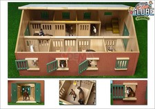 Van Manen Pferdestall mit 7 Pferdeboxen Pferde Box 72,5 x 60 x 37,5 cm / 610595