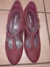 Damen - Schuhe - Pumps  Graceland  Gr. 39  bordeaux   Gute Qualität  s. Foto *