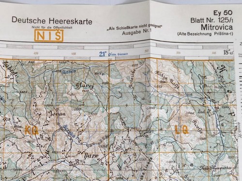 Deutsche heereskarte 1943 - deutsche,