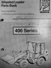 #331 JCB 406 Ersatzteilbuch Parts service Manual List Ersatzteilliste