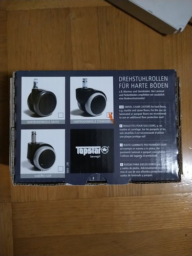 Drehstuhlrollen für harte - 5,