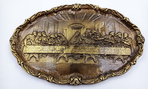 Abendmahl bronze detailgetreu - abendmahl,
