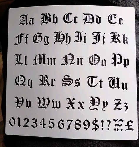 Gothic script alphabet - gothic,