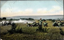 Ak Soldaten an der Frontlinie, stationäre Maschinengewehre, MG - 3648237