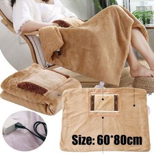 Elektrische Heizdecke Portable Warm Throw Poncho Wrap Blanket USB Heated Shawl