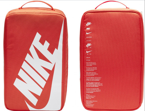 Nike shoebox logo print canvas - shoebox,