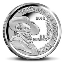Silbermünze Barock und Rokoko Europa Stern Serie 2018 - Belgien - 18,75 gr PP