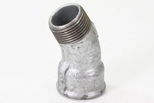 1", Rohrbogen 30° 1" verzinkt mit Innengewinde und Außengewinde