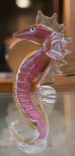 Seepferdchen glas figur - seepferdchen,