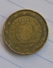 20 Cent Münze Malta 2008 mit