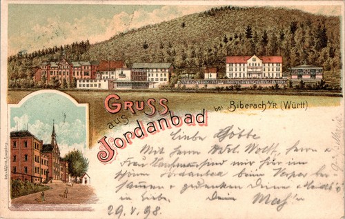Litho gruss aus biberach d - aus,