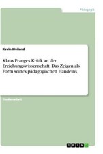 Klaus Pranges Kritik an der