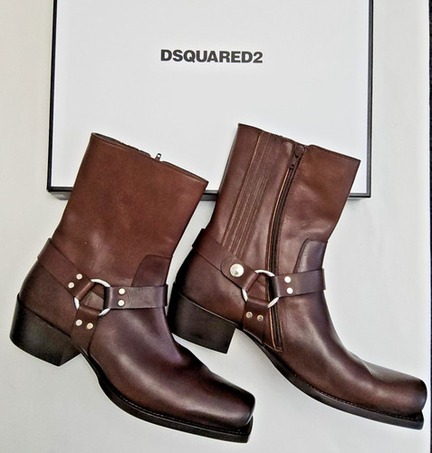 Dsquared2 ring leather - leather, biker