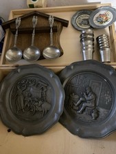 Zinn Becher Teller Kelch - WMF