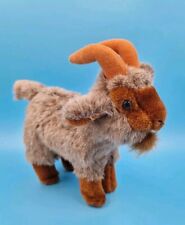 Steinbock Ziege Gamsbock 20 cm Stofftier Kuscheltier Plüschtier Vintage