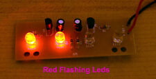 Flasher LED PCB mit Akkubox für Dummy Alarm Sirene Sicherheitsglocke Blitzbox 