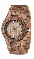 Wewood Uhr: DATE WAVES NUT ROUGH - Kostenloser Versand