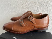 Gordon & Bros Double Monk Lucquin 4924 43 cognac tan braun leder