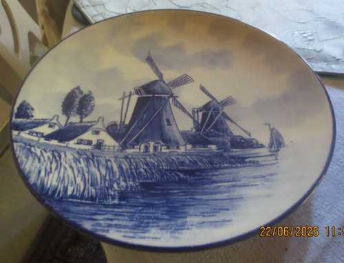Delft blauw blau - blauw, handpainted