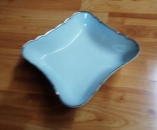 Rieber Mitterteich Schale - Goldrand - Wellenrand  -  Beilagen Schale