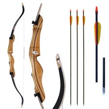Bogenset Recurvebogen Core Black 68" 14-38 lbs mit Fiberglaspfeilen