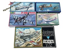 Flugzeug Modellbausatz Set 5x – Revell P-51D Mustang, Smer Macchi M.C.200 uvm