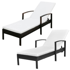 Garten Sonnenliege mit Auflage