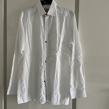 Marvelis Herrenhemd Gr 42 Modern Fit Extra Langer Arm Weiß