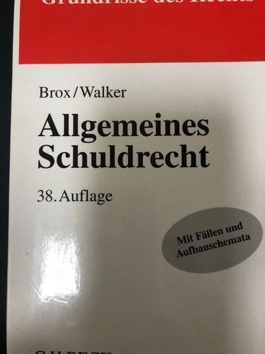 Allgemeines schuldrecht von - allgemeines,
