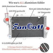 2 Reihig Kühler Für 84-97 BMW K75 K75S K75RT ABS K100RS K100LT K100RT/K1100LT