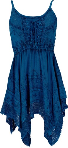 Besticktes indisches minikleid - besticktes,
