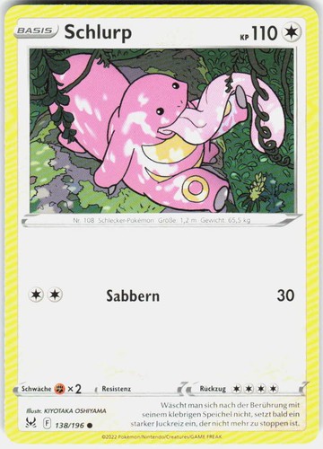 Pokemon tcg schlurp verlorener - pokemon,