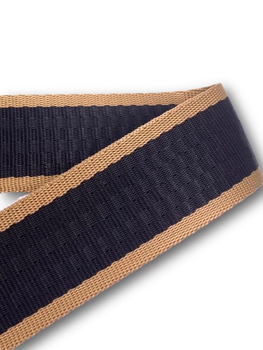 Gurtband schwarz beige 40 - gurtband, 3d