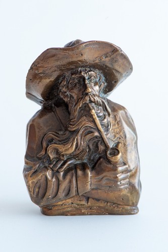Messing figur skulptur - skulptur, alter