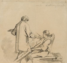 Maler mit Wegkreuz (Marterl)