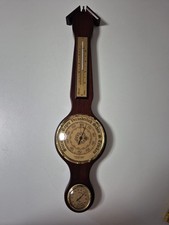 Barometer Hygrometer Alt Goldtime-Wetterstation ca. 63×15cm Ungetestet