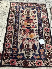 Orient Teppich orientalisch Handgeknüpft  Vintage Perser Läufer Brücke 138x85