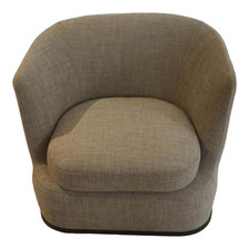 Maxalto Sessel Apollo Bezug Stoff Lou Haselnuss Beige Sockel Graphit Lackiert