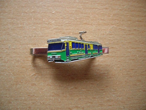 Krawattenklammer straßenbahn - krawattenklammer,