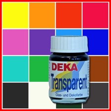 Deka Transparent Glasmalfarbe, div. Farben zur Wahl, 25 ml (€199,60/Ltr.)