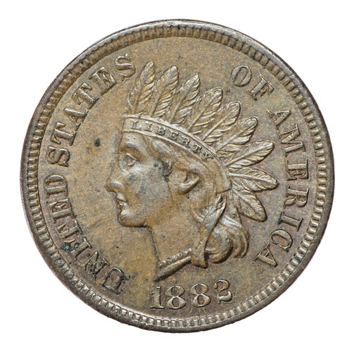 Cent 1882 indian head - 1,