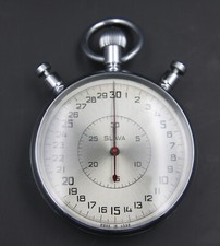 Slava Stoppuhr- Schleppzeiger Rattrapante- in OVP mit Anleitung und Zubehör #D3